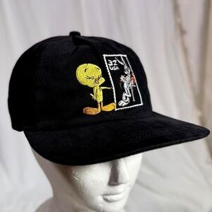 Vintage Looney Tunes "Stamp Collection" Hat – Made in USA 🐰🐥